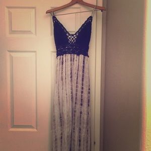 Boho crochet the dye dress xhileration
